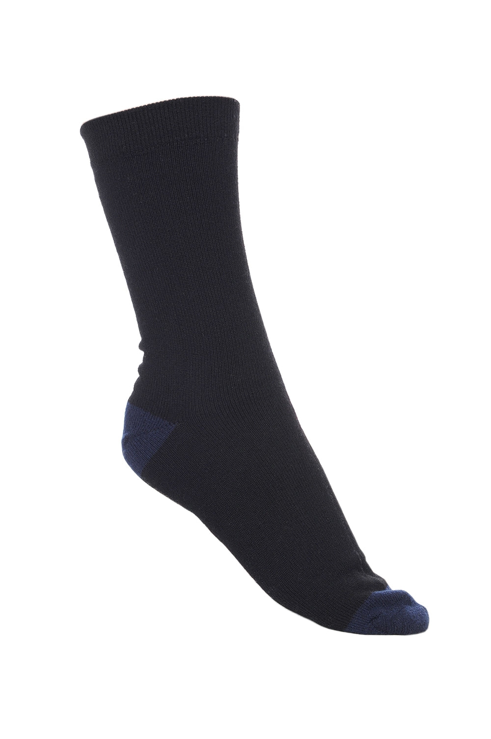 Frontibus in cashmere & elastan donna - nero-blu marino scuro - Mahogany