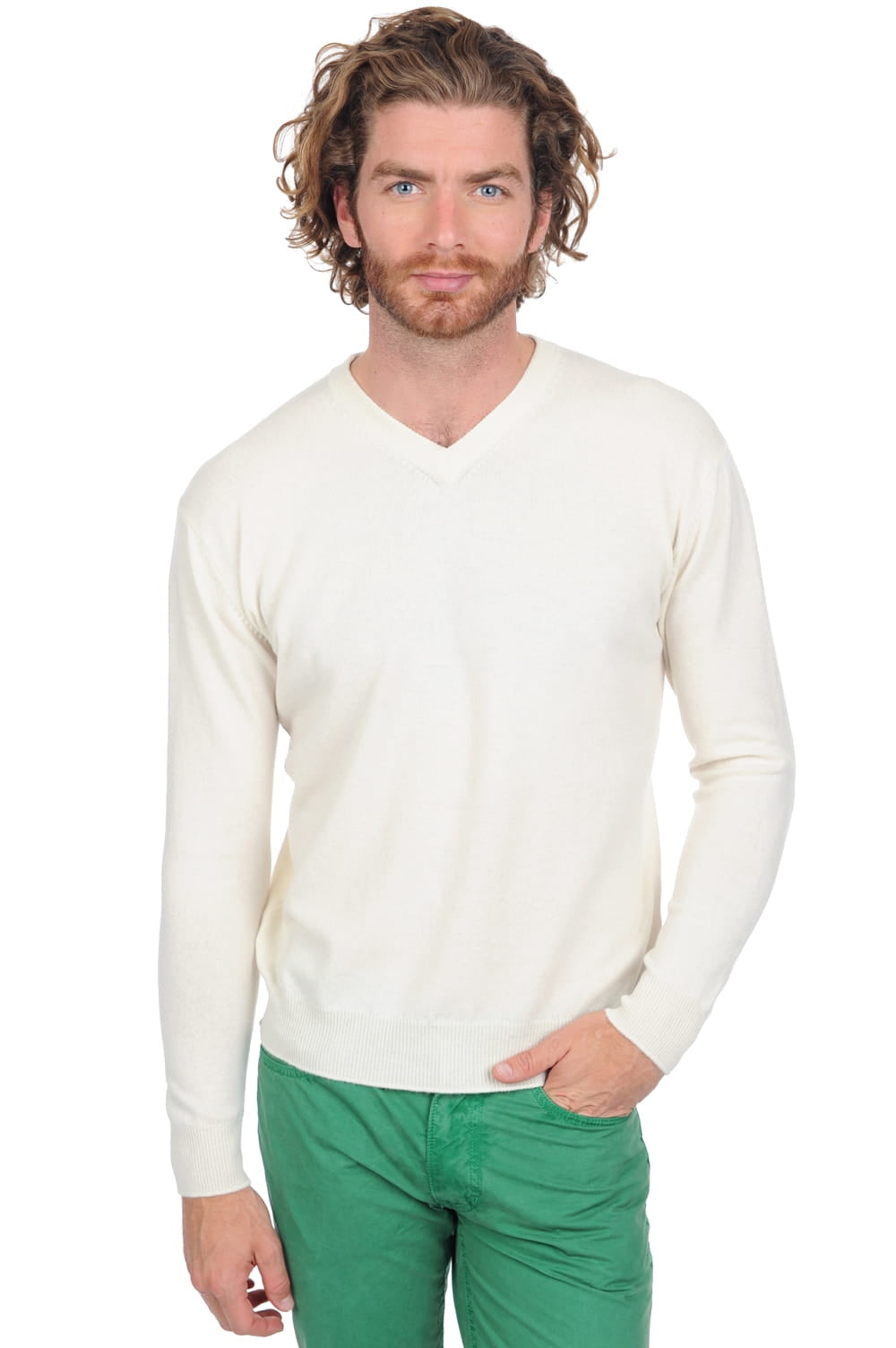 Gaspard Premium in cashmere uomo - tenzin natural - Mahogany
