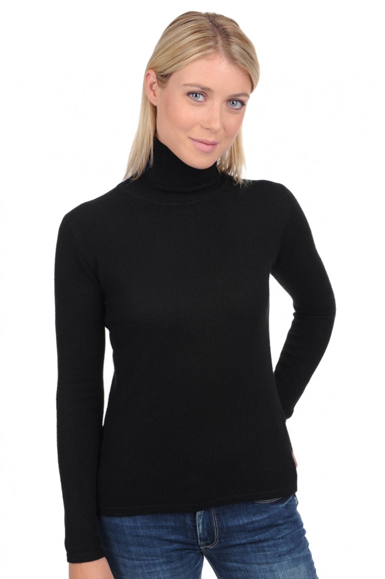 Maglione in cashmere, 100% Cashmere, donna, collo a dolcevita, vestibilità aderente, maniche lunghe, normale / 2 e 4 fili, maglia normale, Mahogany