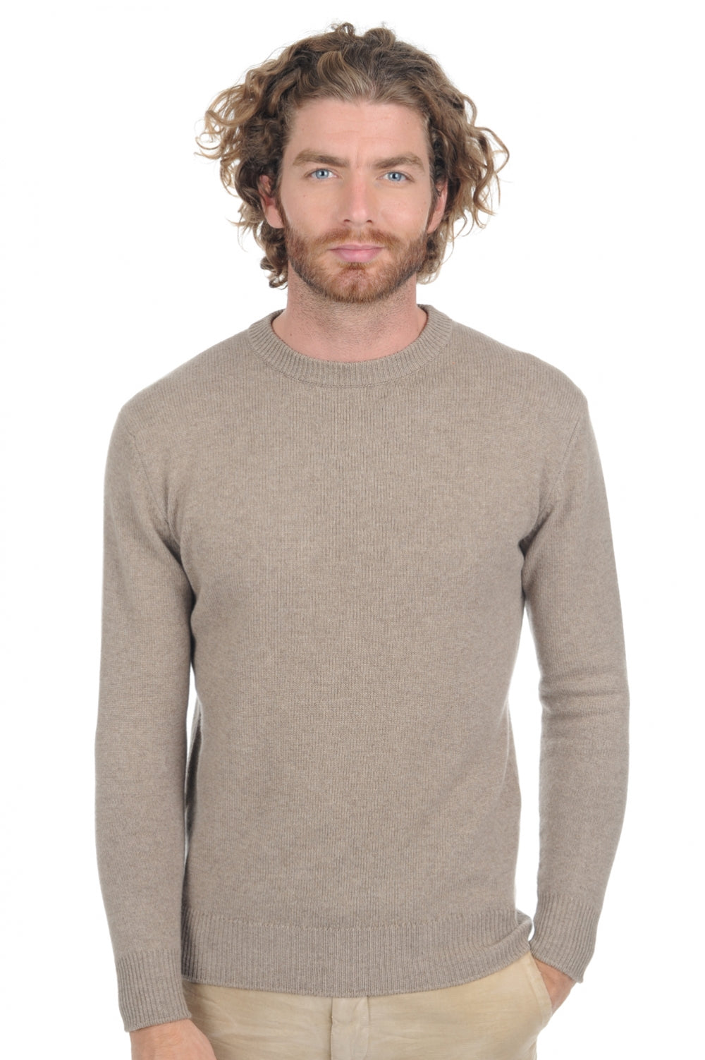 Nestor 4F Premium in cashmere uomo - dolma natural - Mahogany
