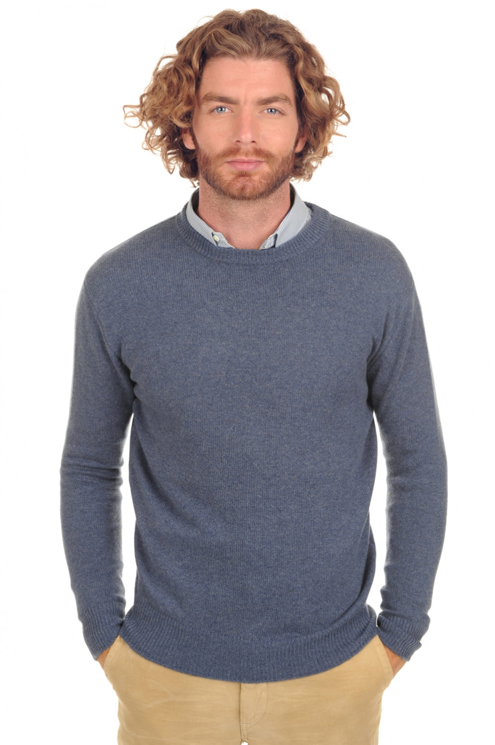 Nestor 4F Premium in cashmere uomo - premium rockpool - Mahogany