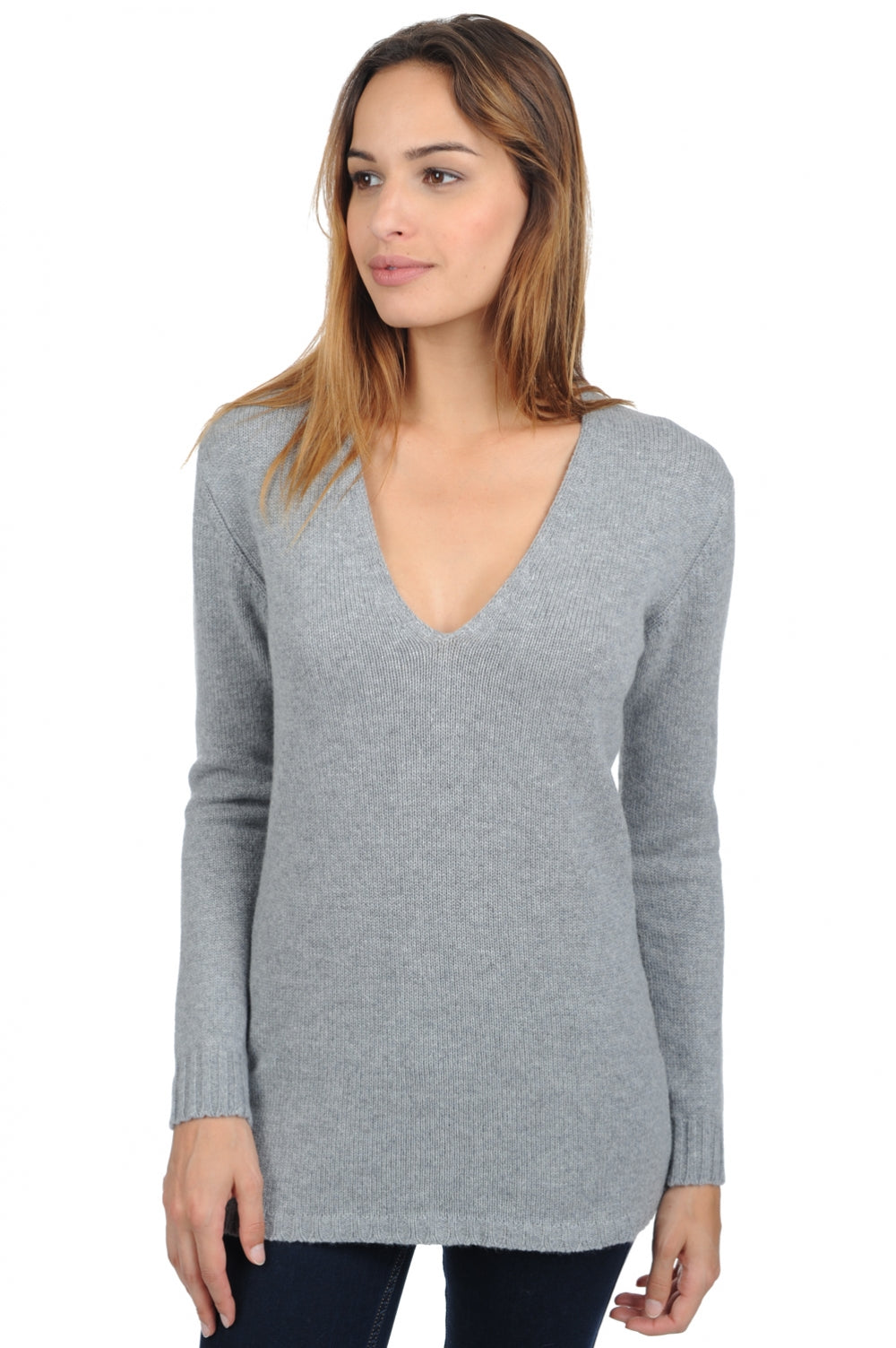 Vanessa Premium in cashmere donna - premium flanell - Mahogany