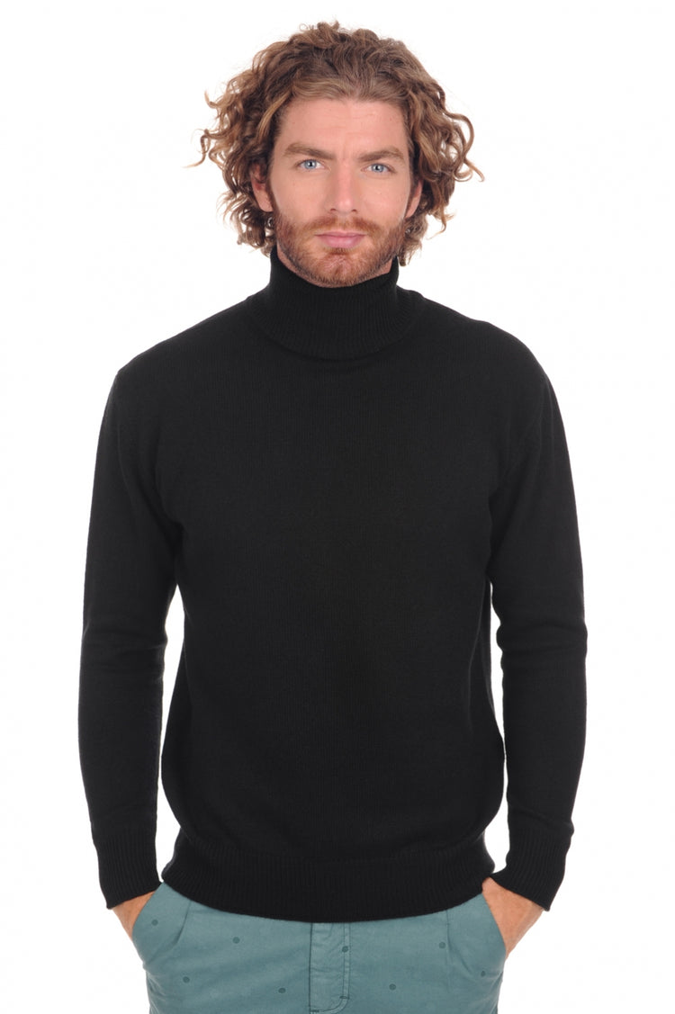 Maglione in cashmere, 100% Cashmere, uomo, collo a dolcevita, taglio dritto, maniche lunghe, fine, , Mahogany