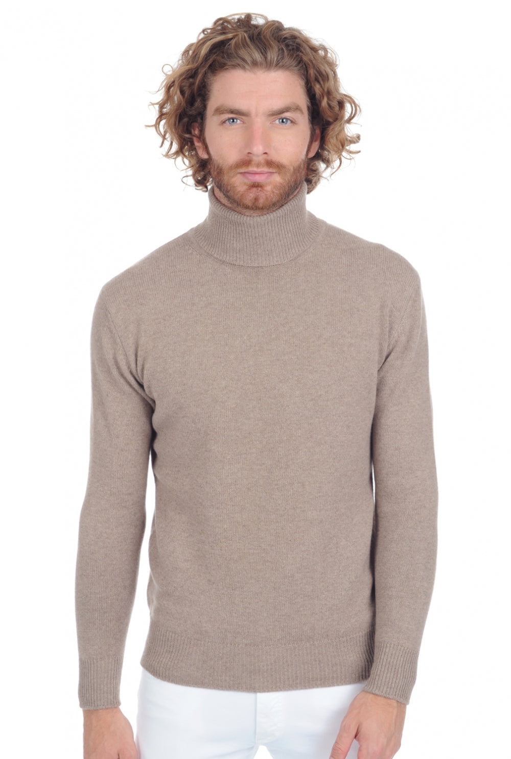Edgar 4F Premium in cashmere uomo - dolma natural - Mahogany