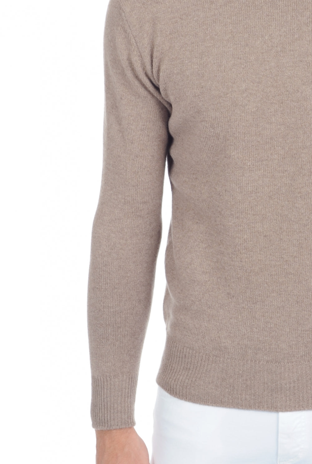 Edgar 4F Premium en cachemire homme - Vue 2 - dolma natural - Mahogany