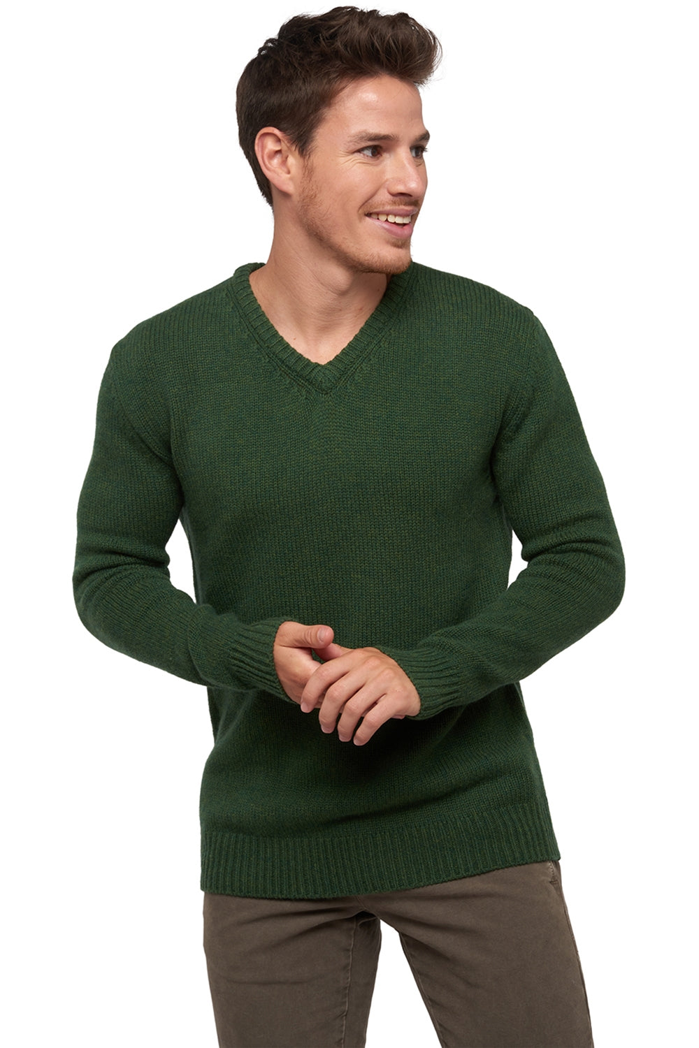 Atman in cashmere uomo - cedar - Mahogany