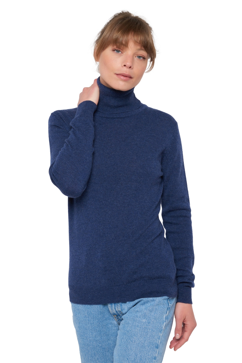 Lili in cashmere donna - indigo - Mahogany