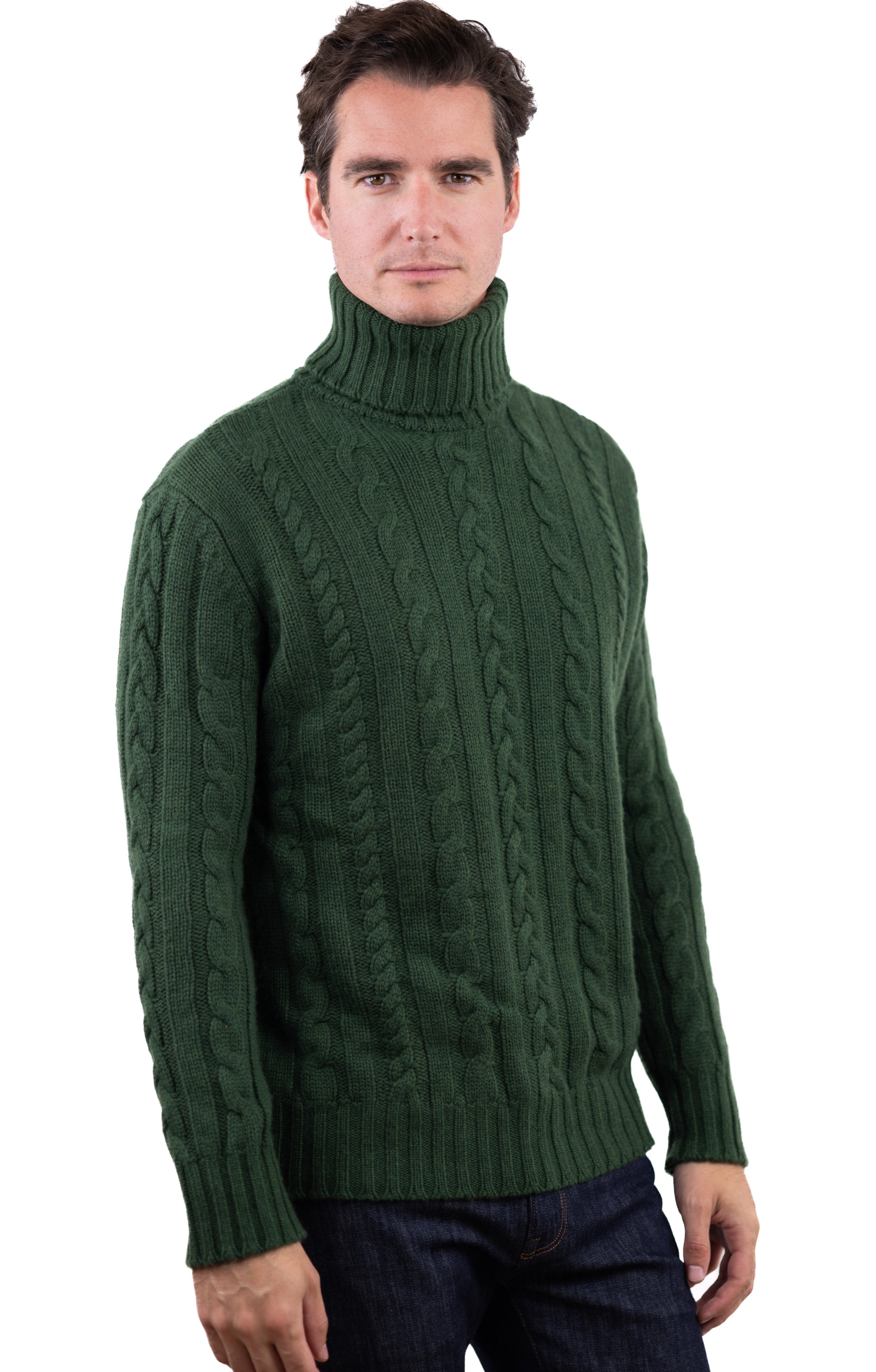Lucas in cashmere da uomo - cedar - Mahogany