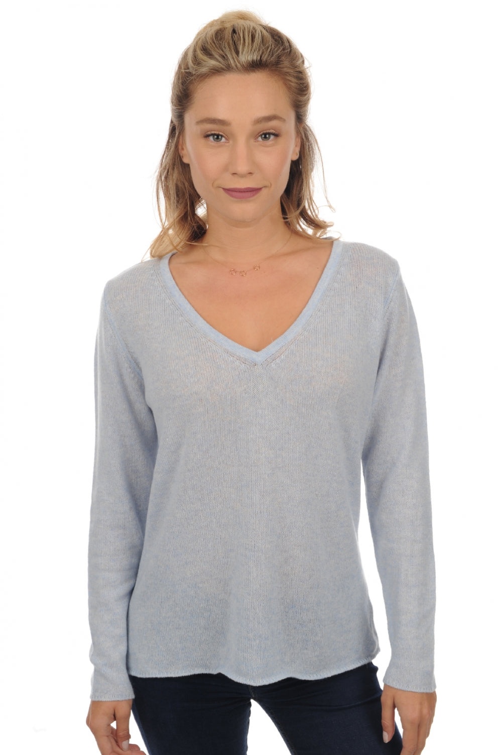 Flavie in cashmere donna - arctic - Mahogany