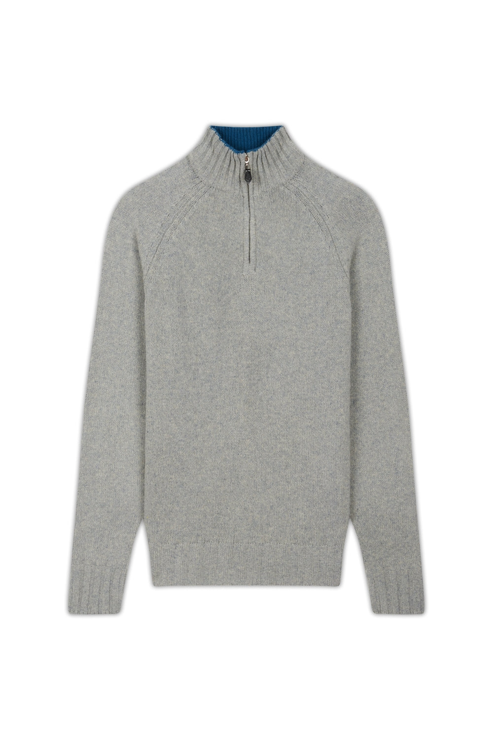 Howard in cashmere e yak uomo - silver / blu anatra - Mahogany