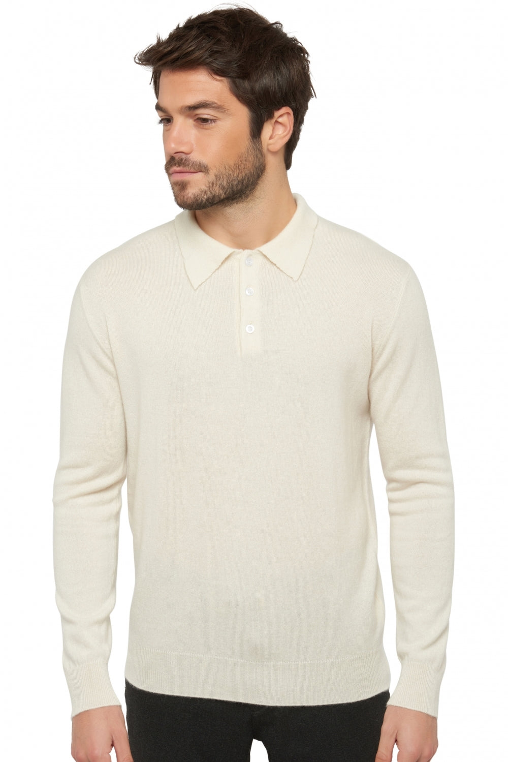 Alexandre Premium in cashmere uomo - tenzin natural - Mahogany