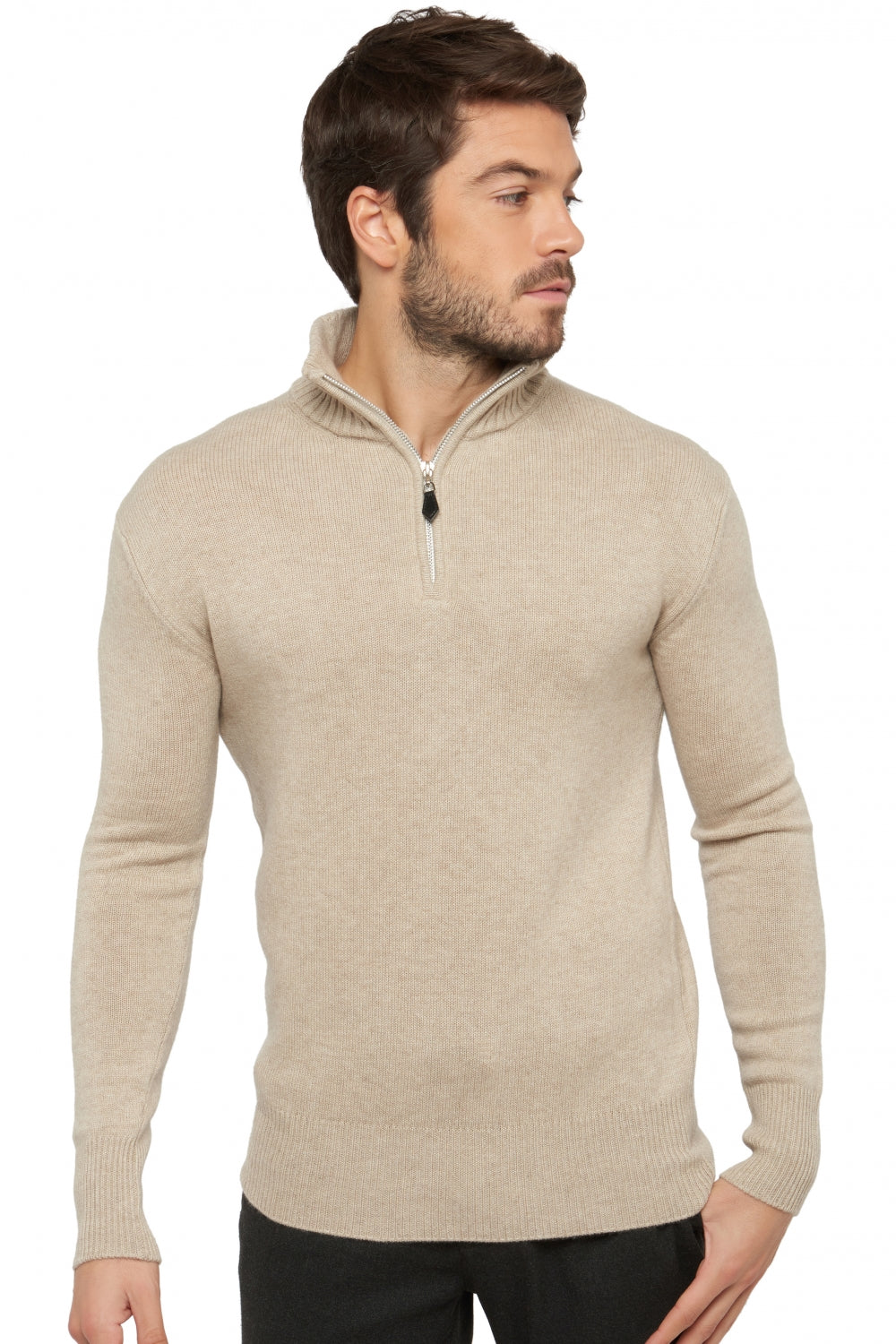 Donovan Premium in cashmere uomo - pema natural - Mahogany