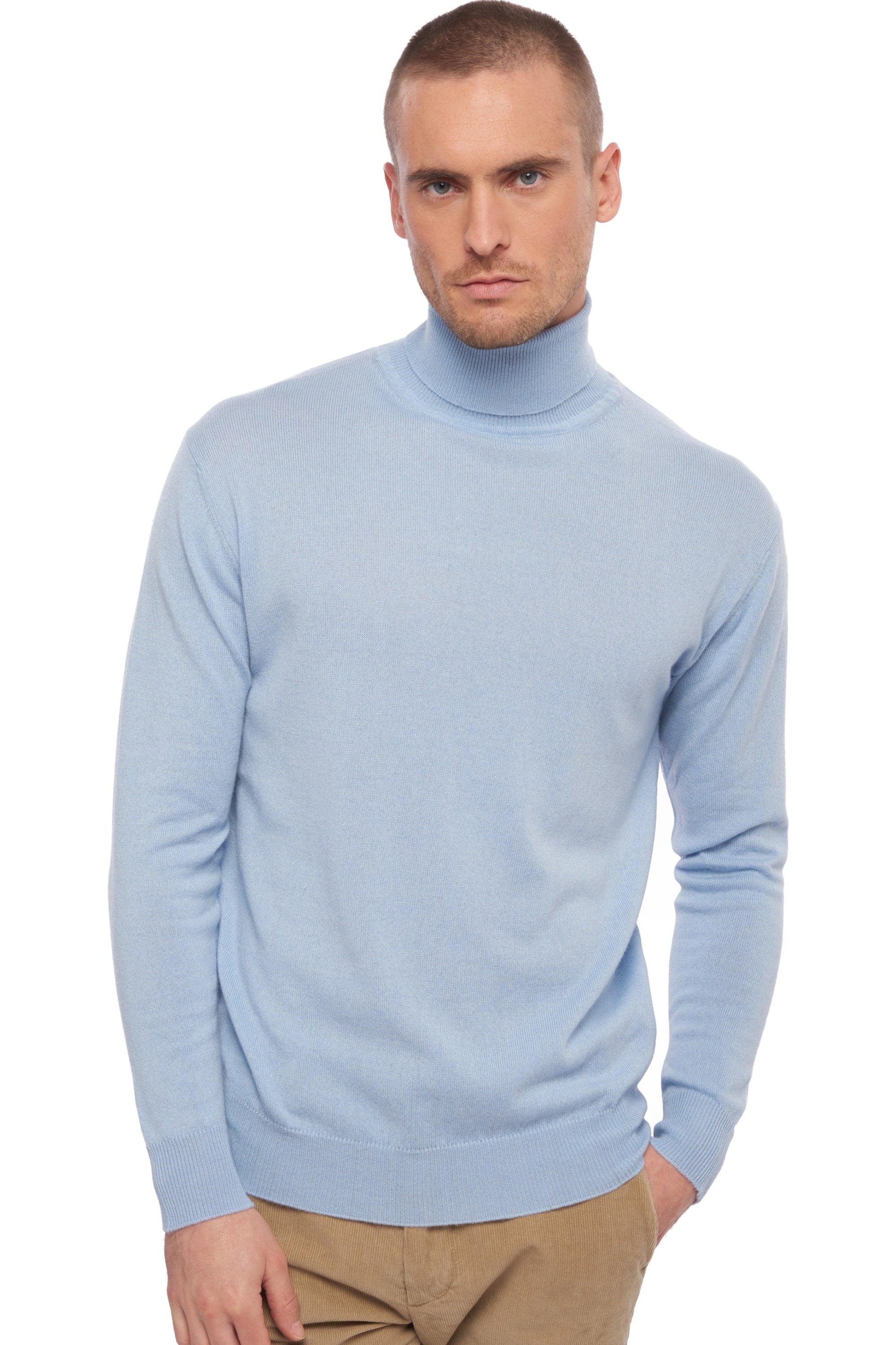 Edgar in cashmere uomo - celeste - Mahogany