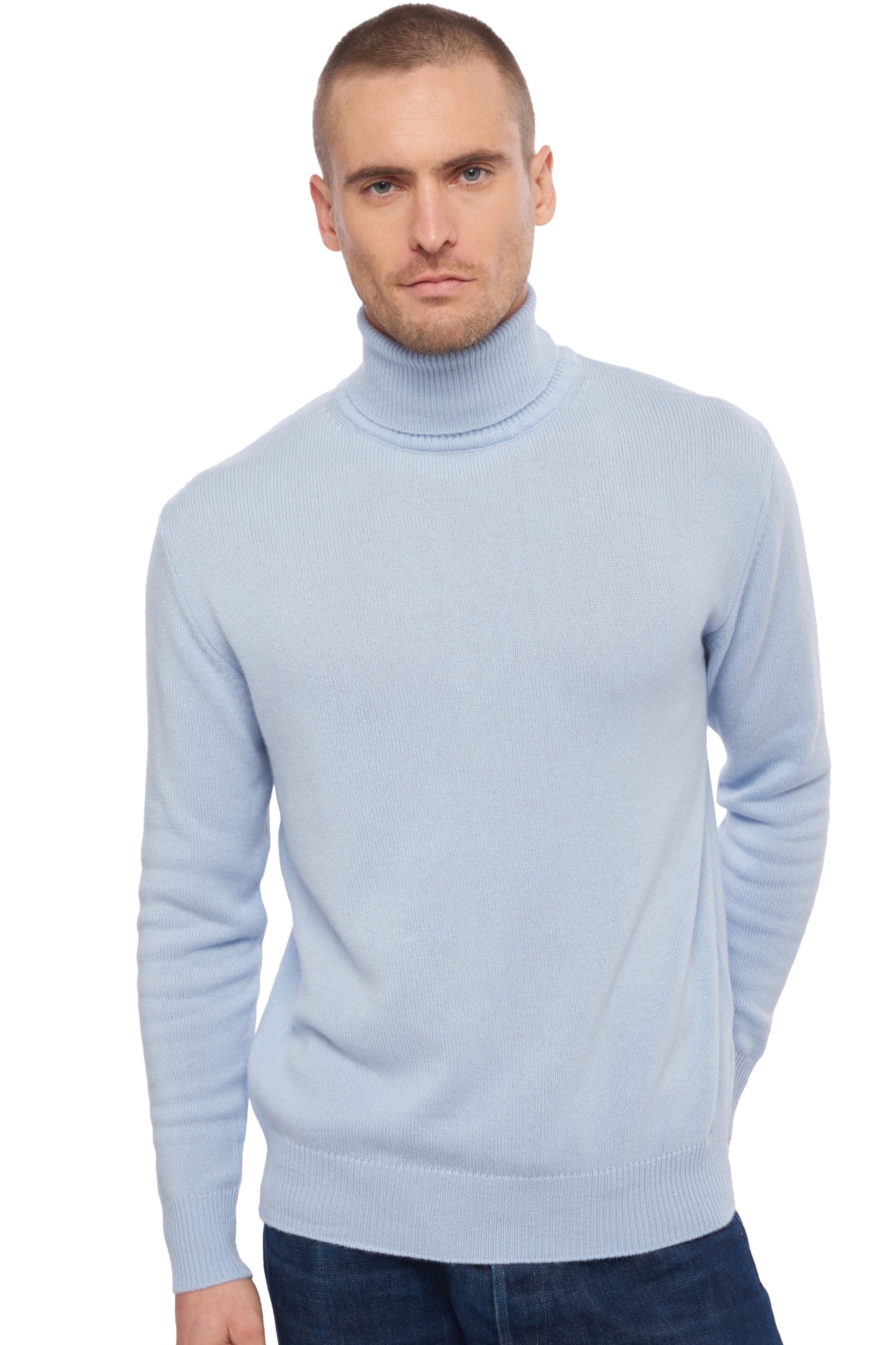 Edgar 4F in cashmere uomo - cielo - Mahogany