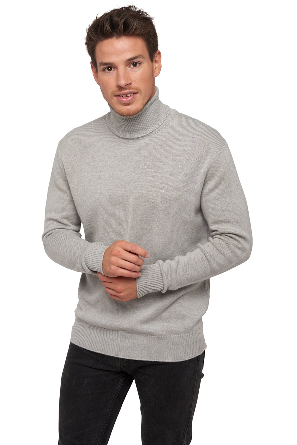 Edgar 4F in cashmere uomo - concrete - Mahogany