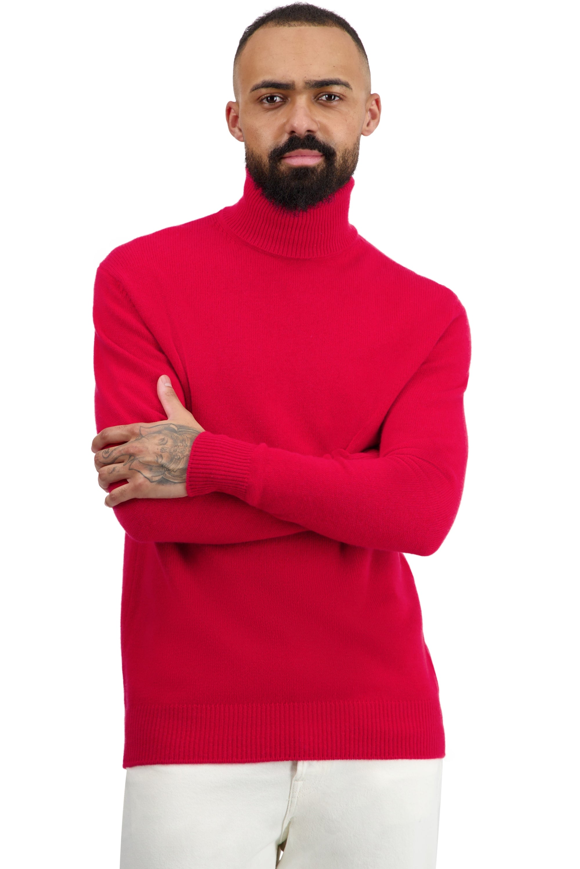 Edgar 4F in cashmere uomo - rosso - Mahogany