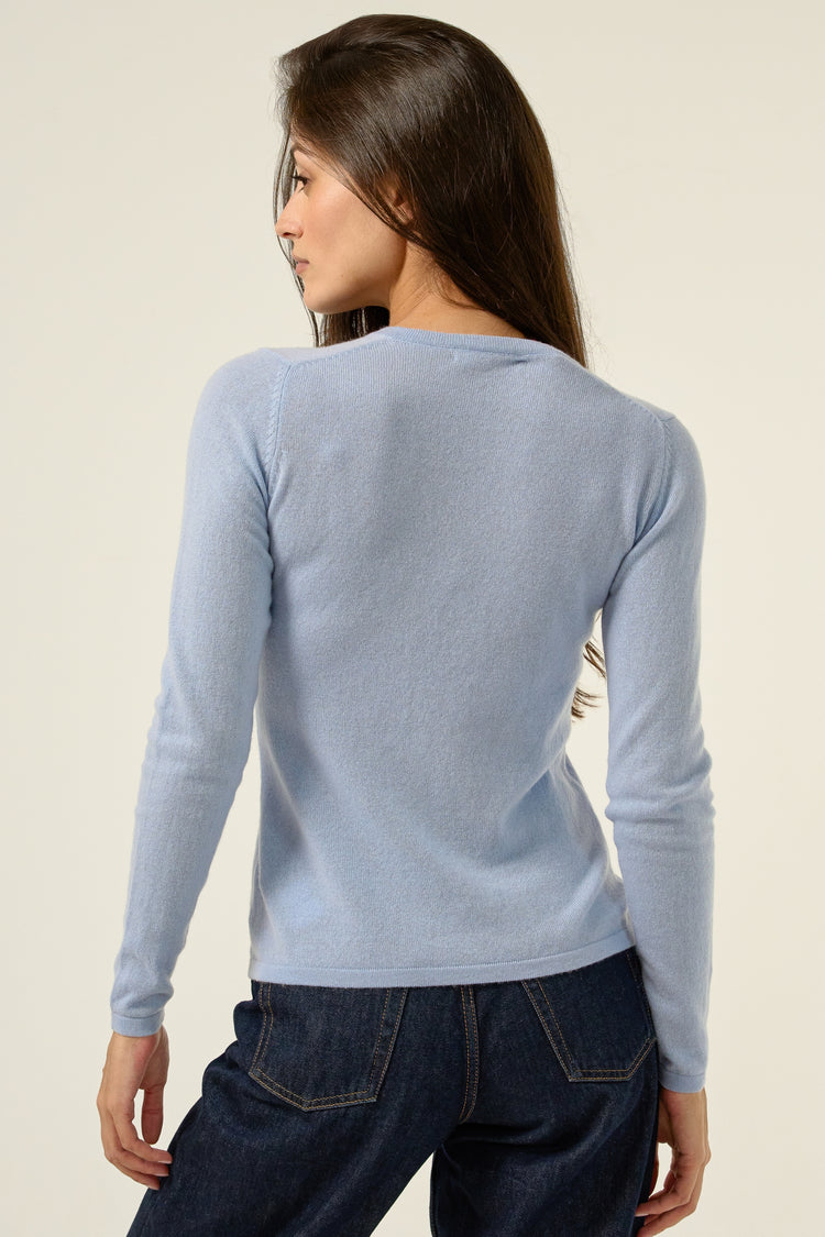 Emma in cashmere donna - Vista 3 - ciel - Mahogany