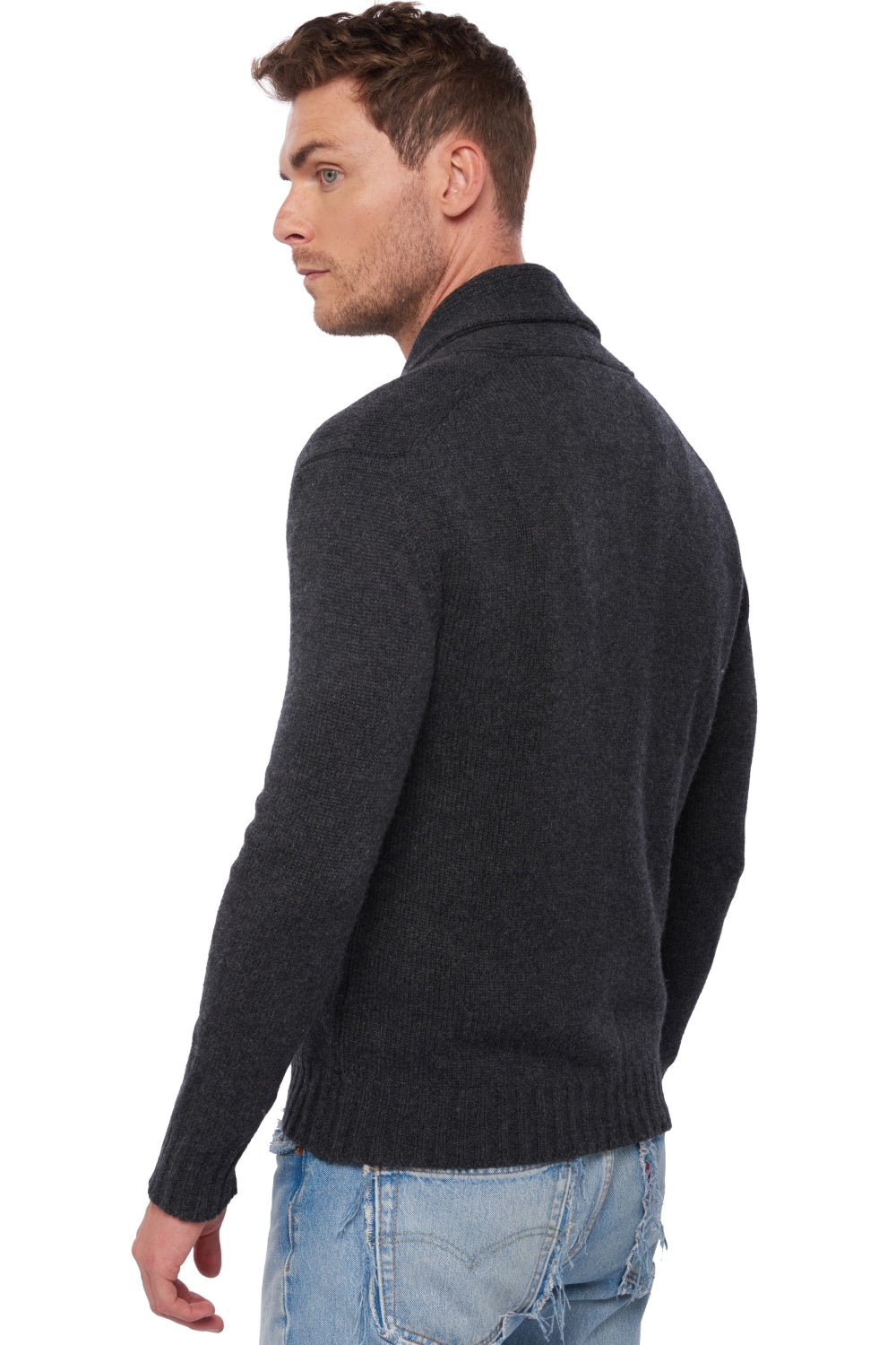 Jovan en cachemire homme - Vue 1 - anthracite - Mahogany