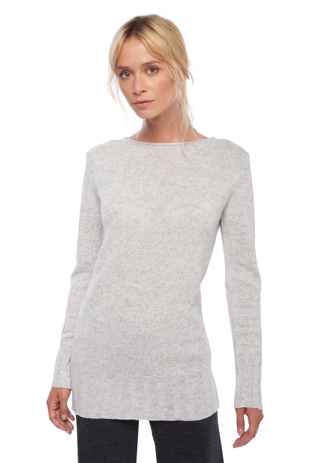 July in cashmere donna - flanella chiné - Mahogany