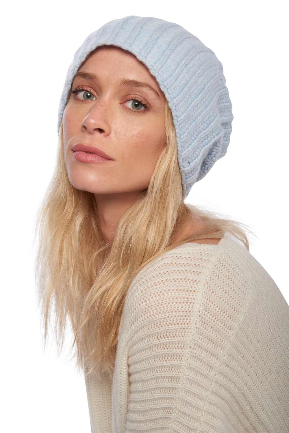 Youpie in cashmere misto - arctic - Mahogany