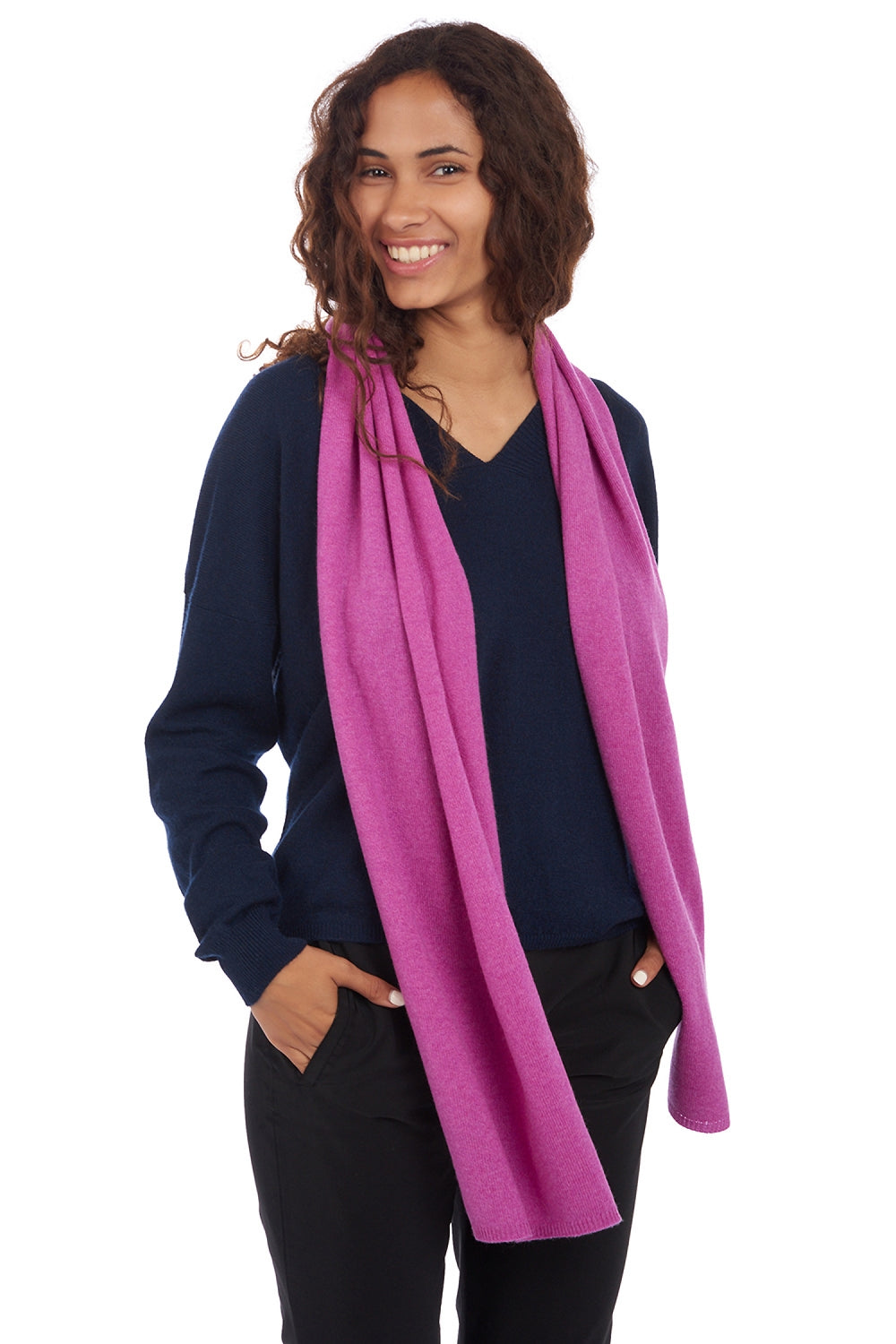 Ozone in cashmere misto - gigi - Mahogany