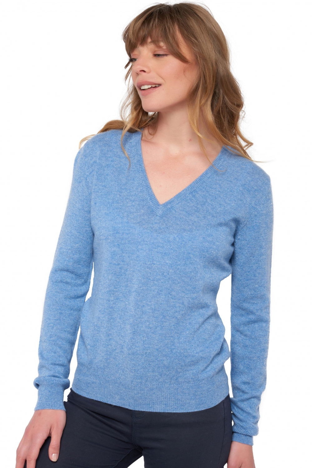 Faustine in cashmere donna - mirage - Mahogany