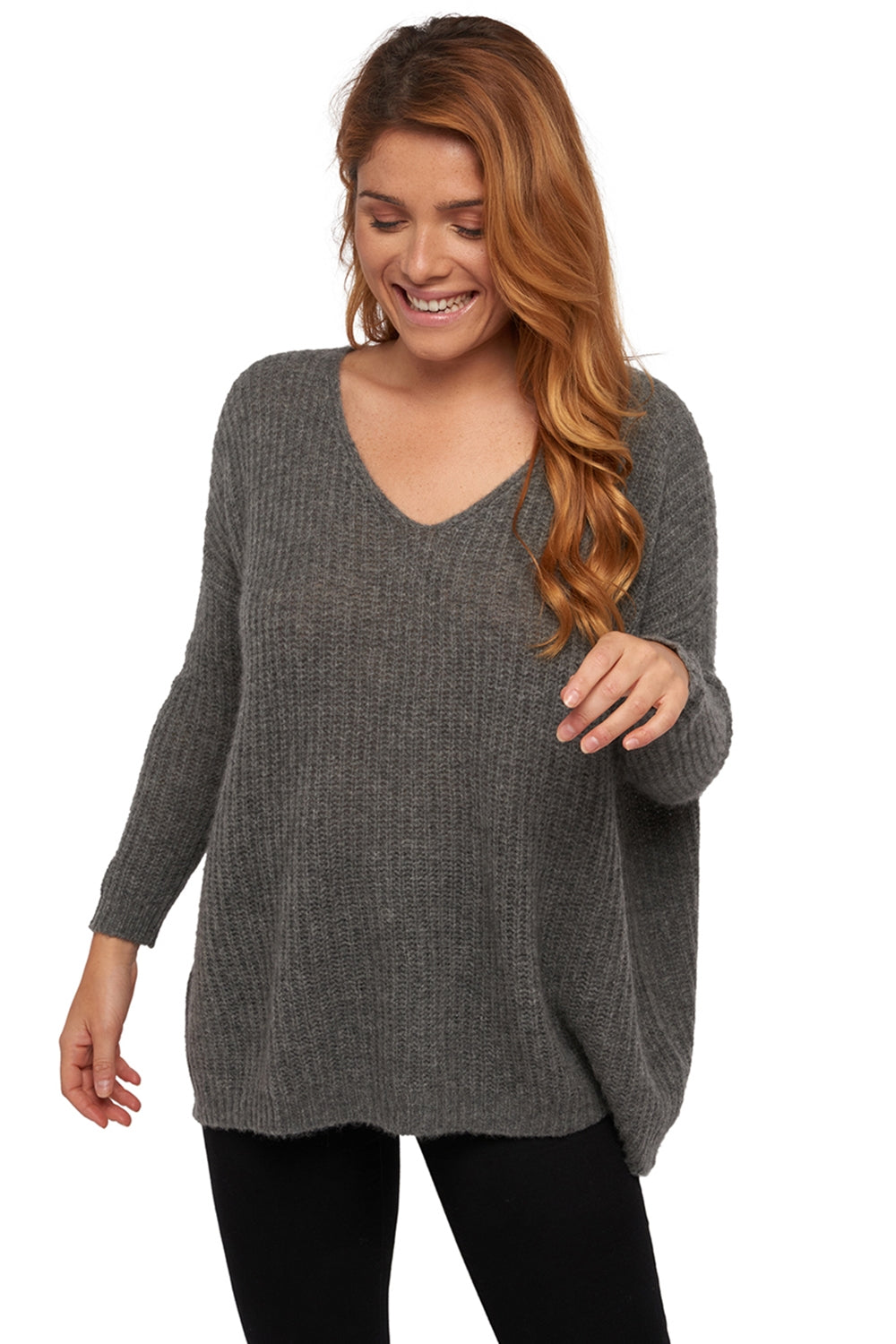 Daenerys in cashmere donna - thunder - Mahogany