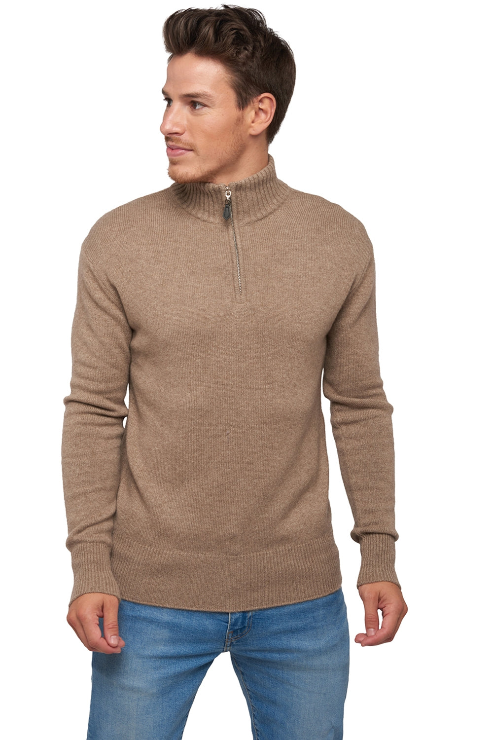 Donovan in cashmere uomo - natural brown - Mahogany