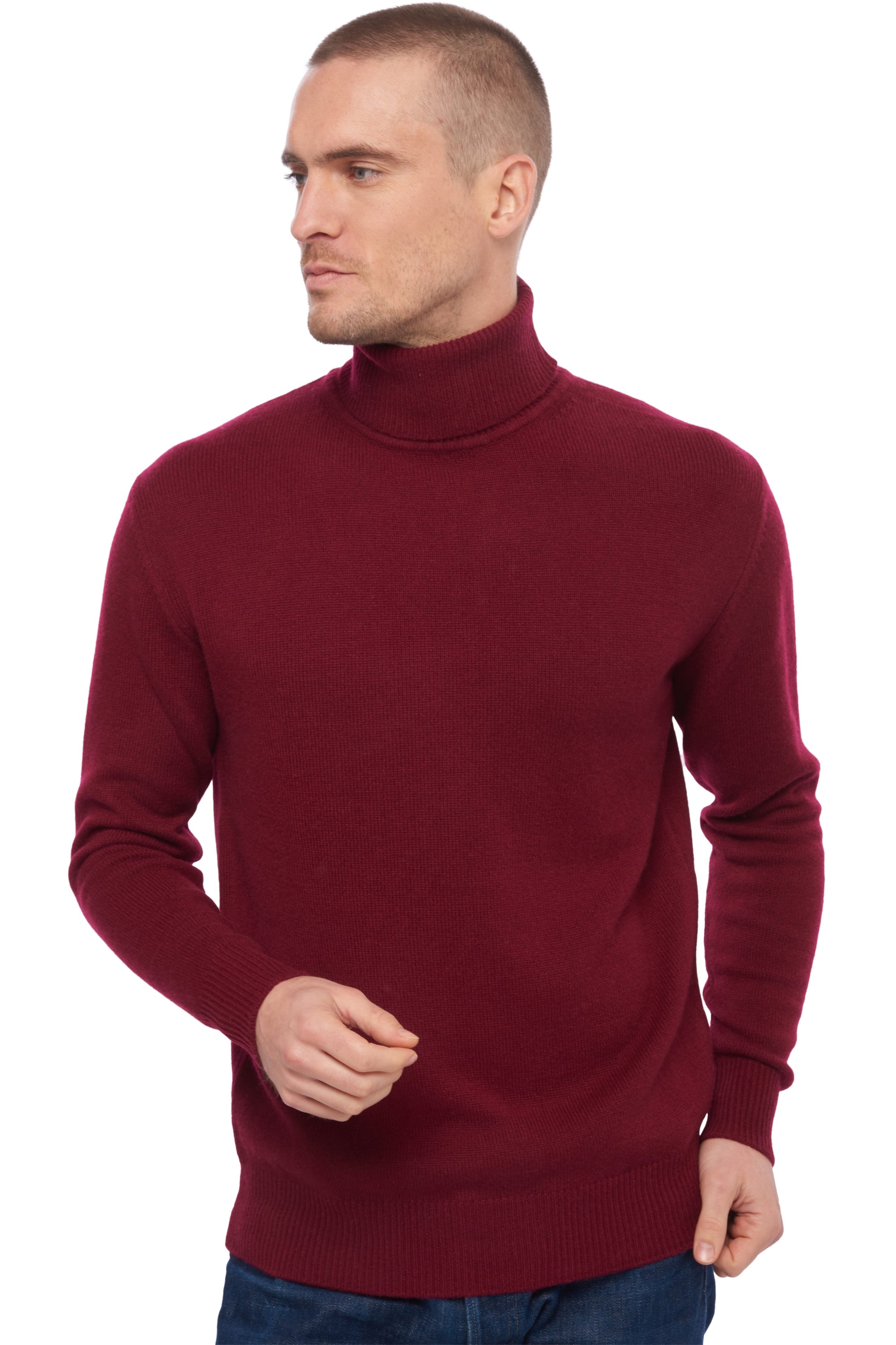 Edgar 4F in cashmere uomo - bordeaux - Mahogany