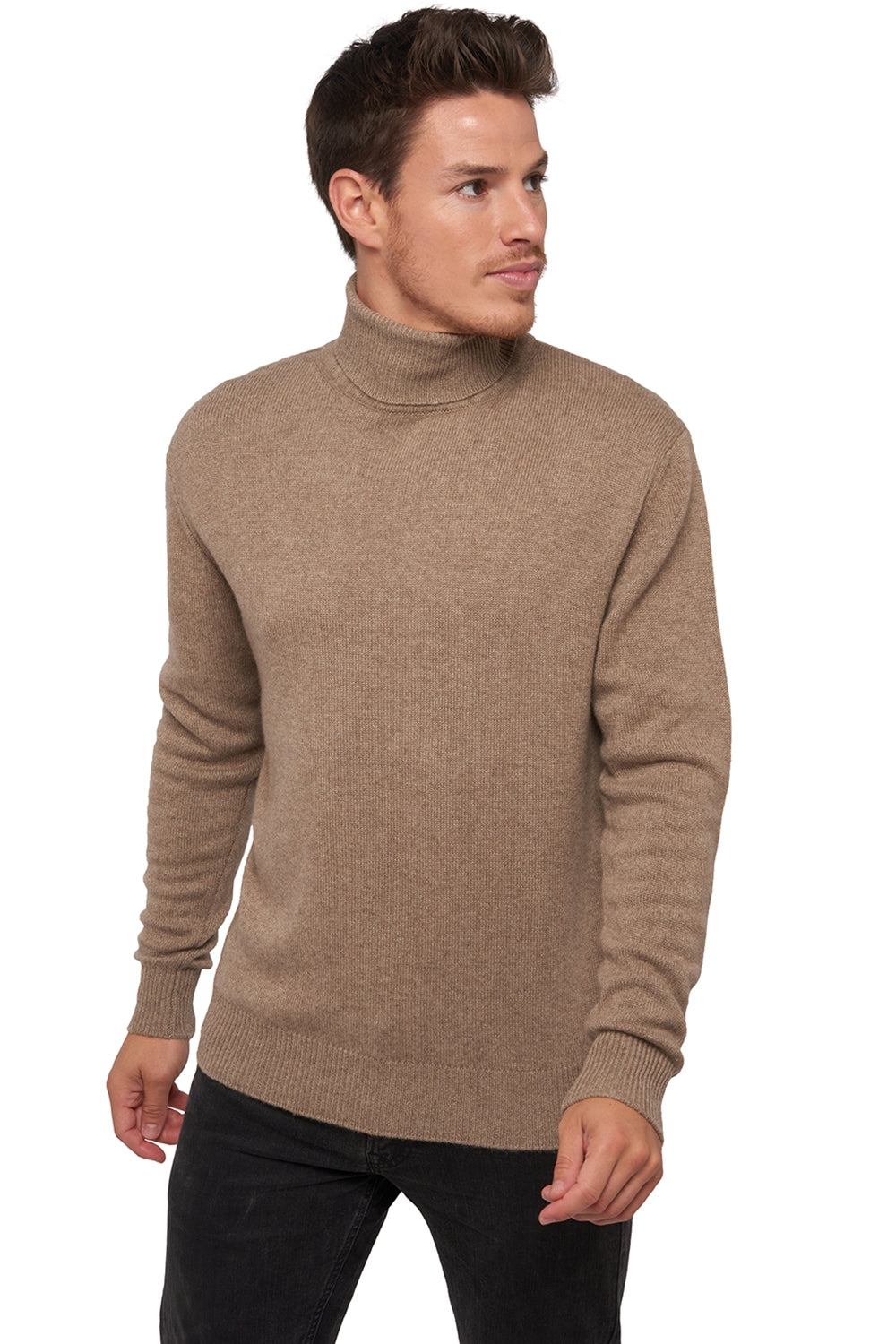 Edgar 4F in cashmere uomo - natural brown - Mahogany