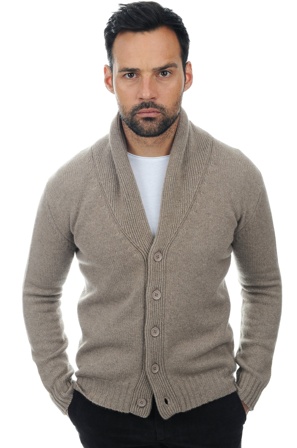 Jovan in cashmere uomo - natural brown - Mahogany