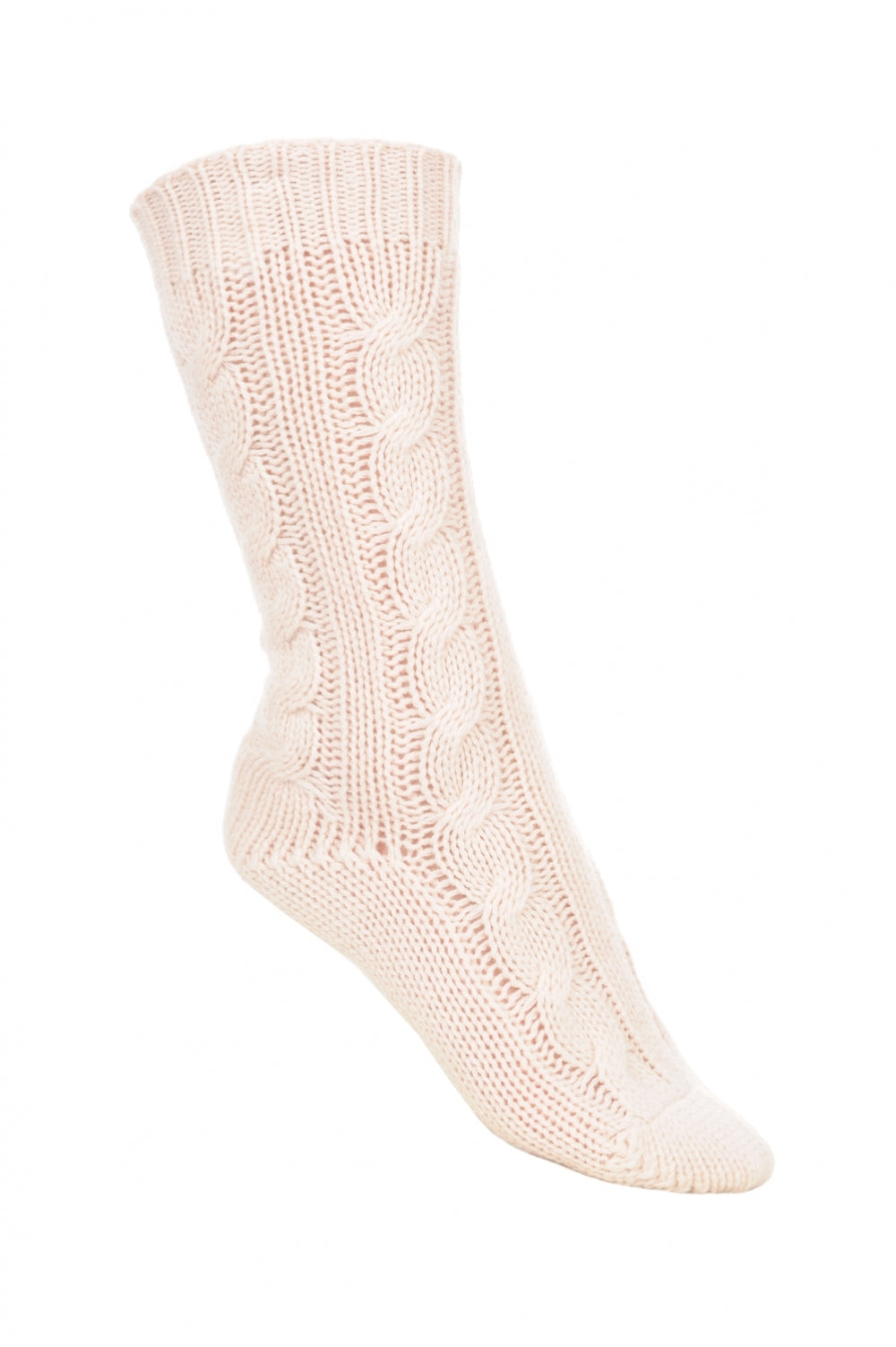 Pedibus in cashmere misto - écru naturale - Mahogany