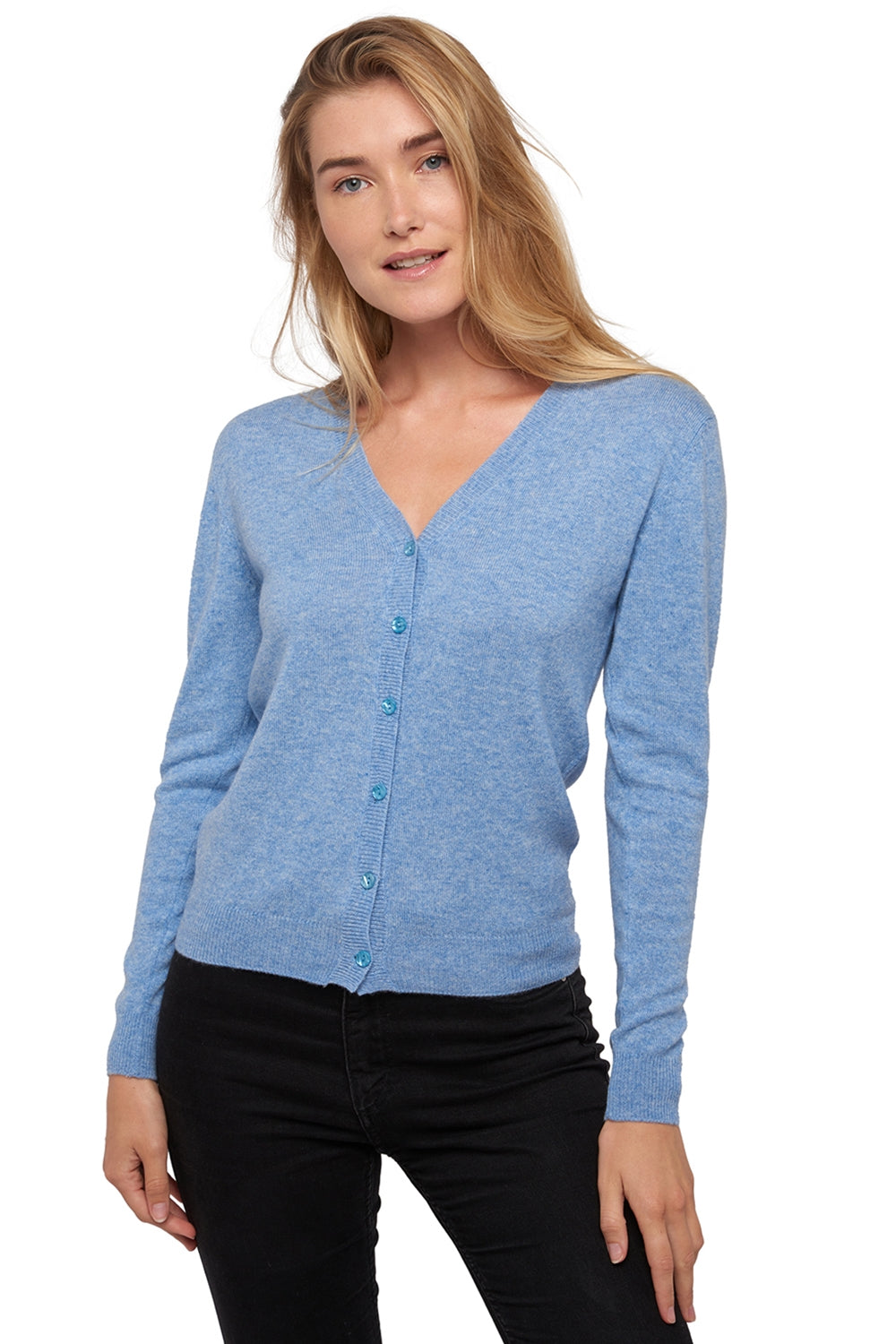Taline in cashmere donna - stonewash - Mahogany
