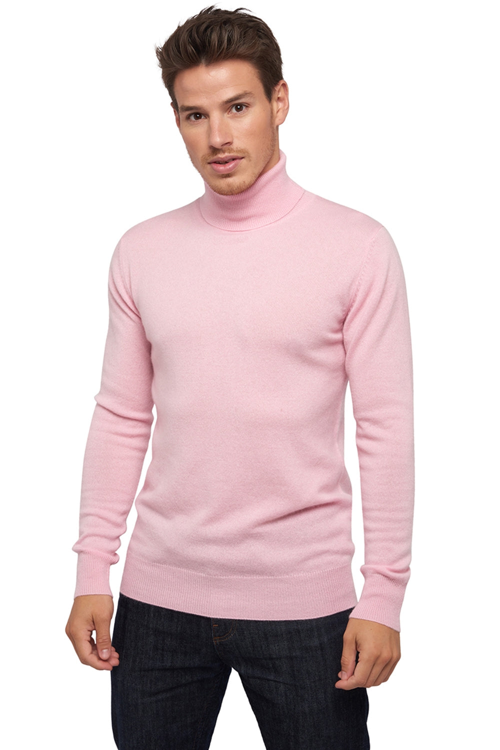 Tarry in cashmere uomo - baby pink - Mahogany