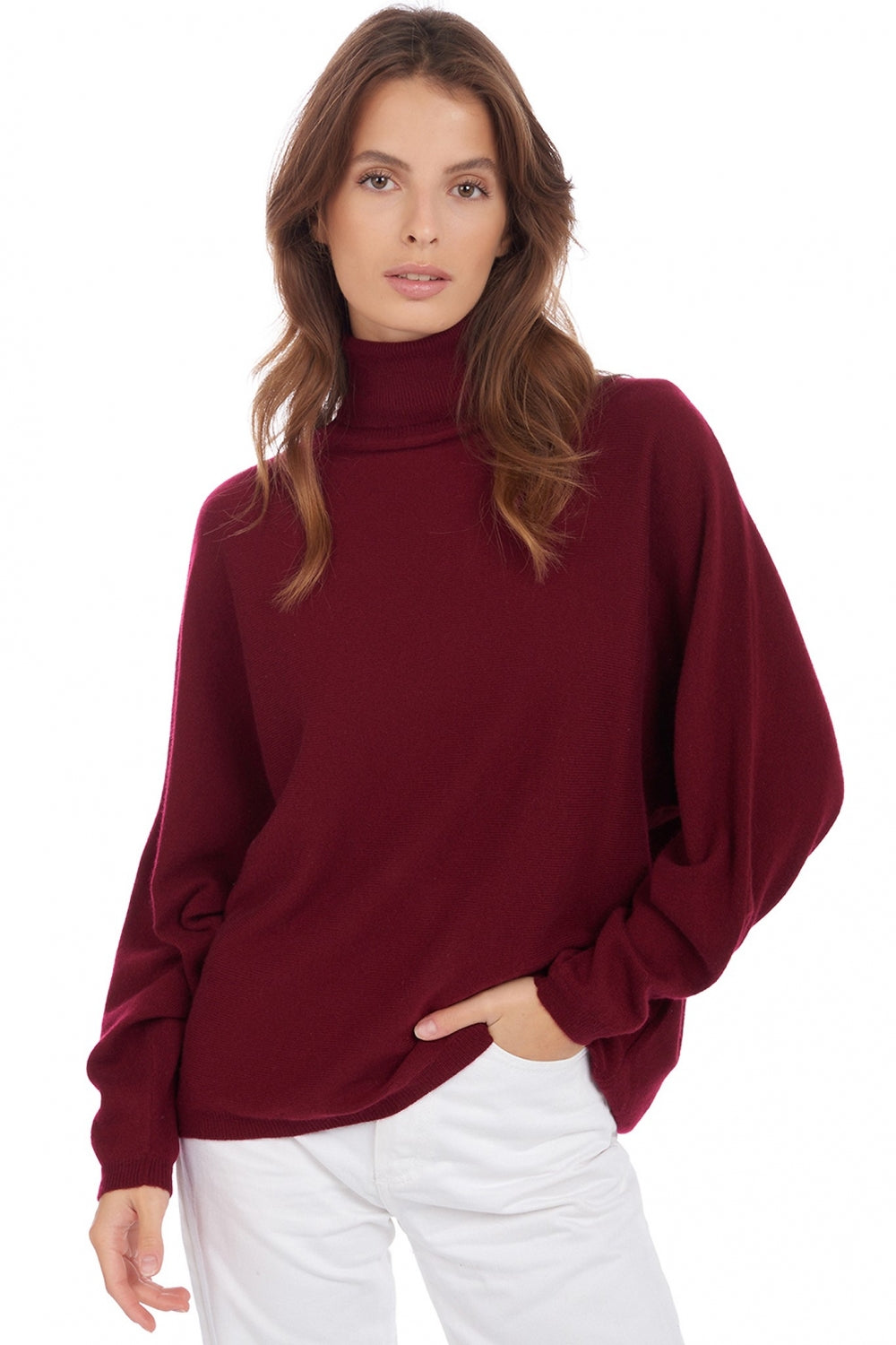 Amarillo in cashmere donna - bordeaux - Mahogany