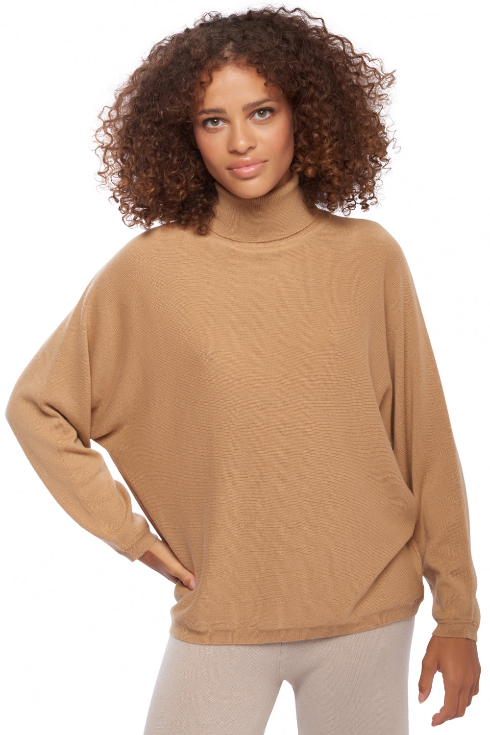 Amarillo in cashmere donna - camel - Mahogany