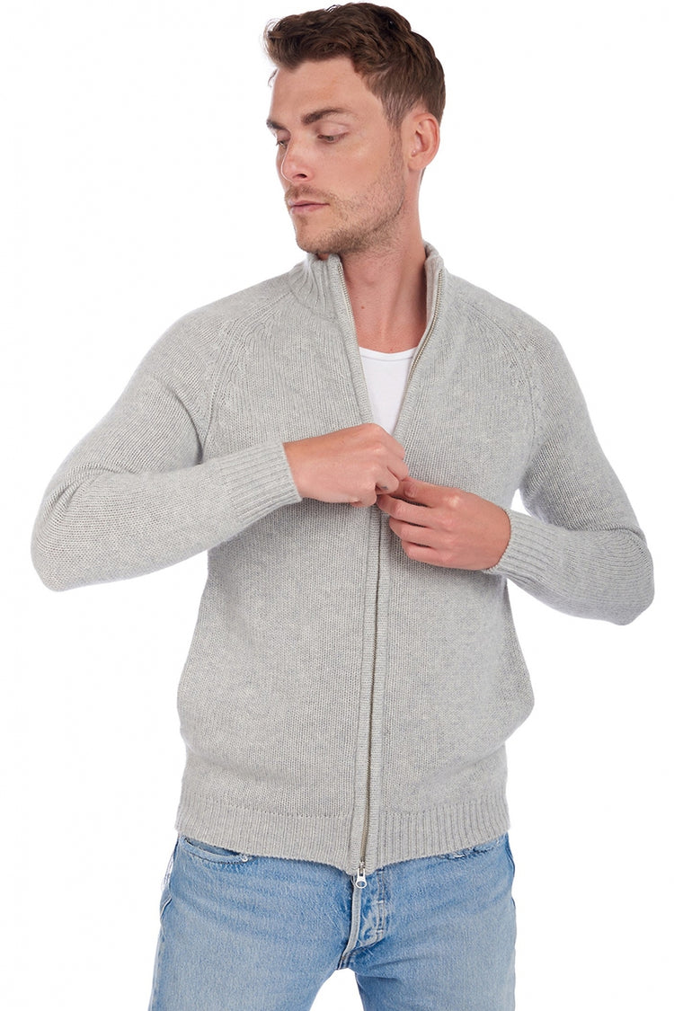 Argos in cashmere uomo - flanella chiné - Mahogany
