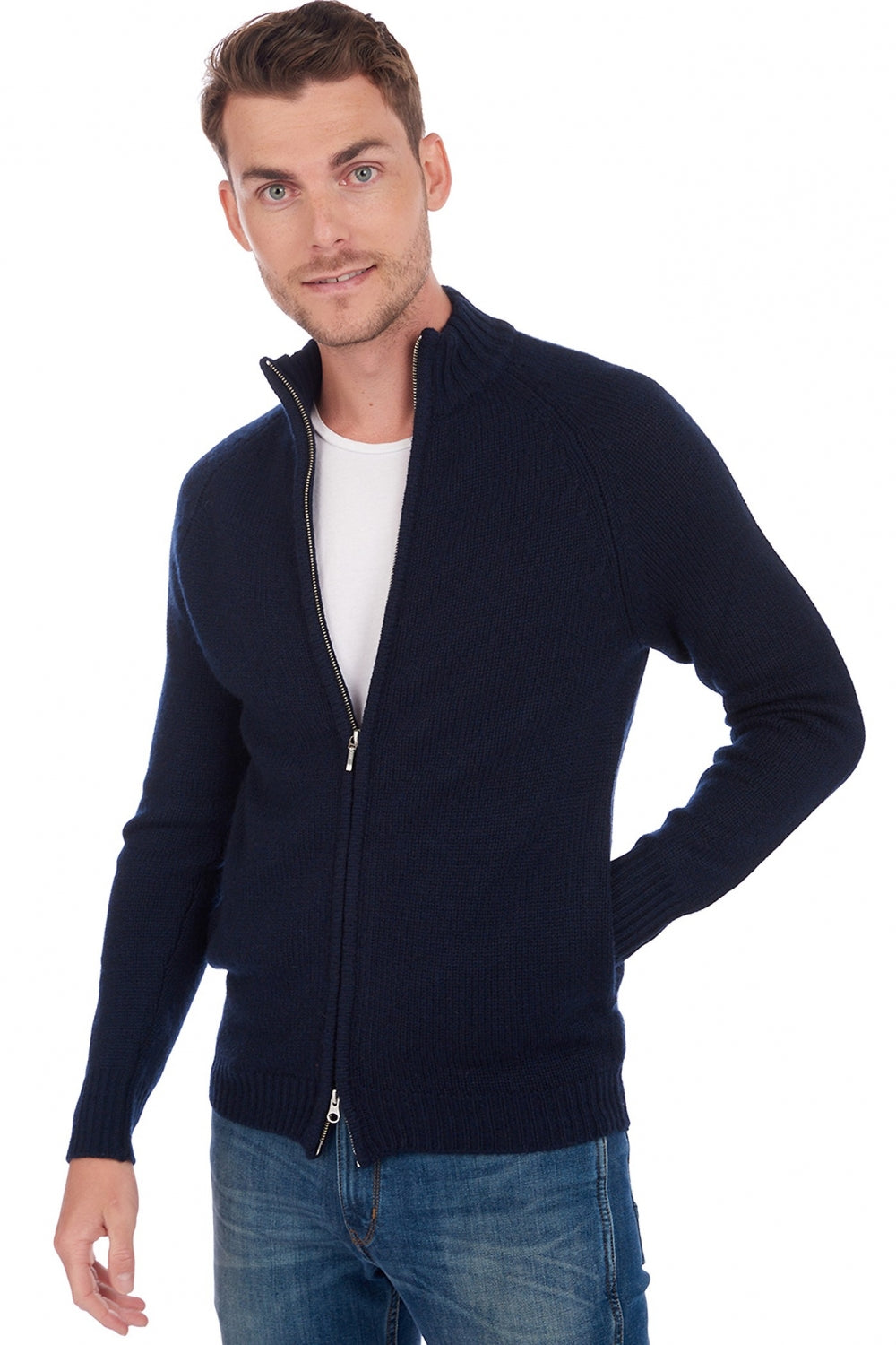 Argos in cashmere uomo - blu marino scuro - Mahogany