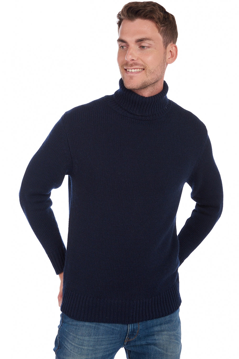 Artemi in cashmere uomo - blu marino scuro - Mahogany