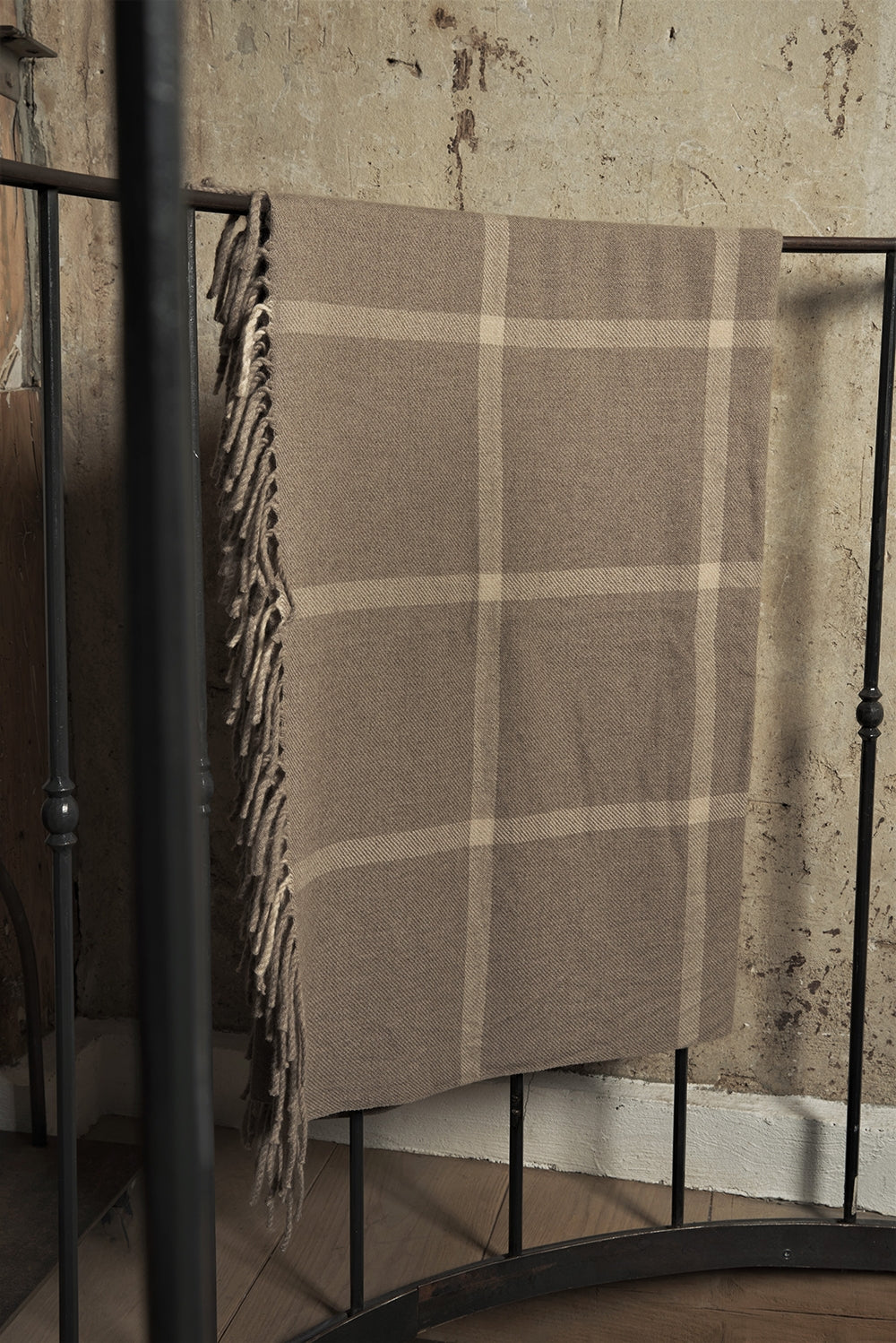 Altay 150 x 190 in cashmere misto - natural brown / natural beige - Mahogany