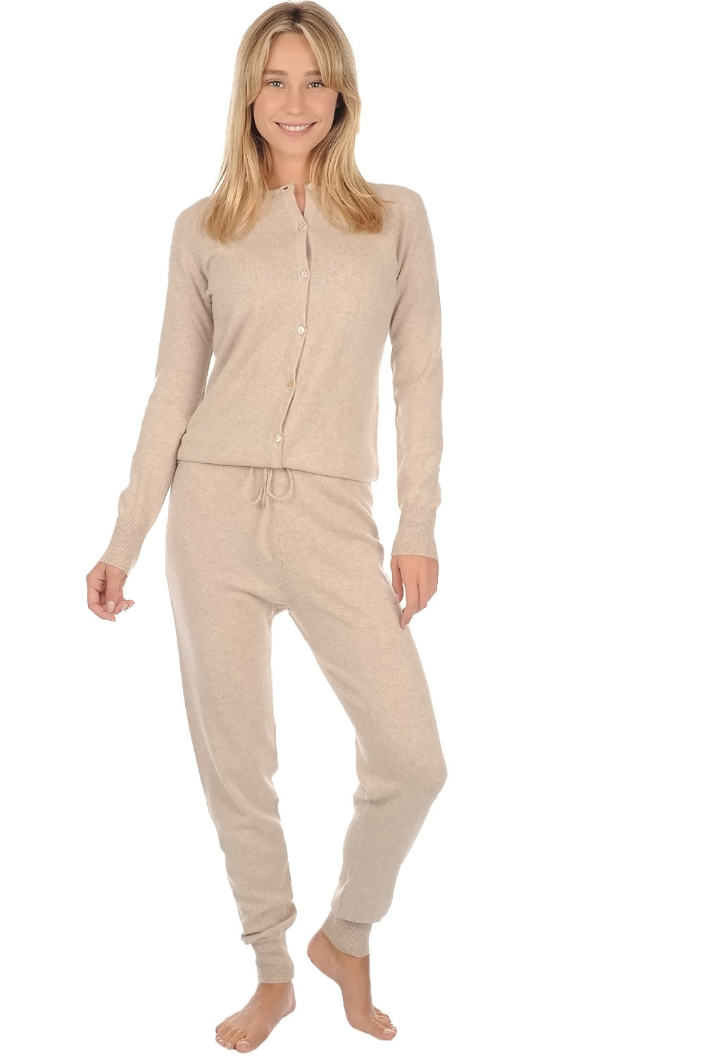 Plume in cashmere donna - natural beige - Mahogany