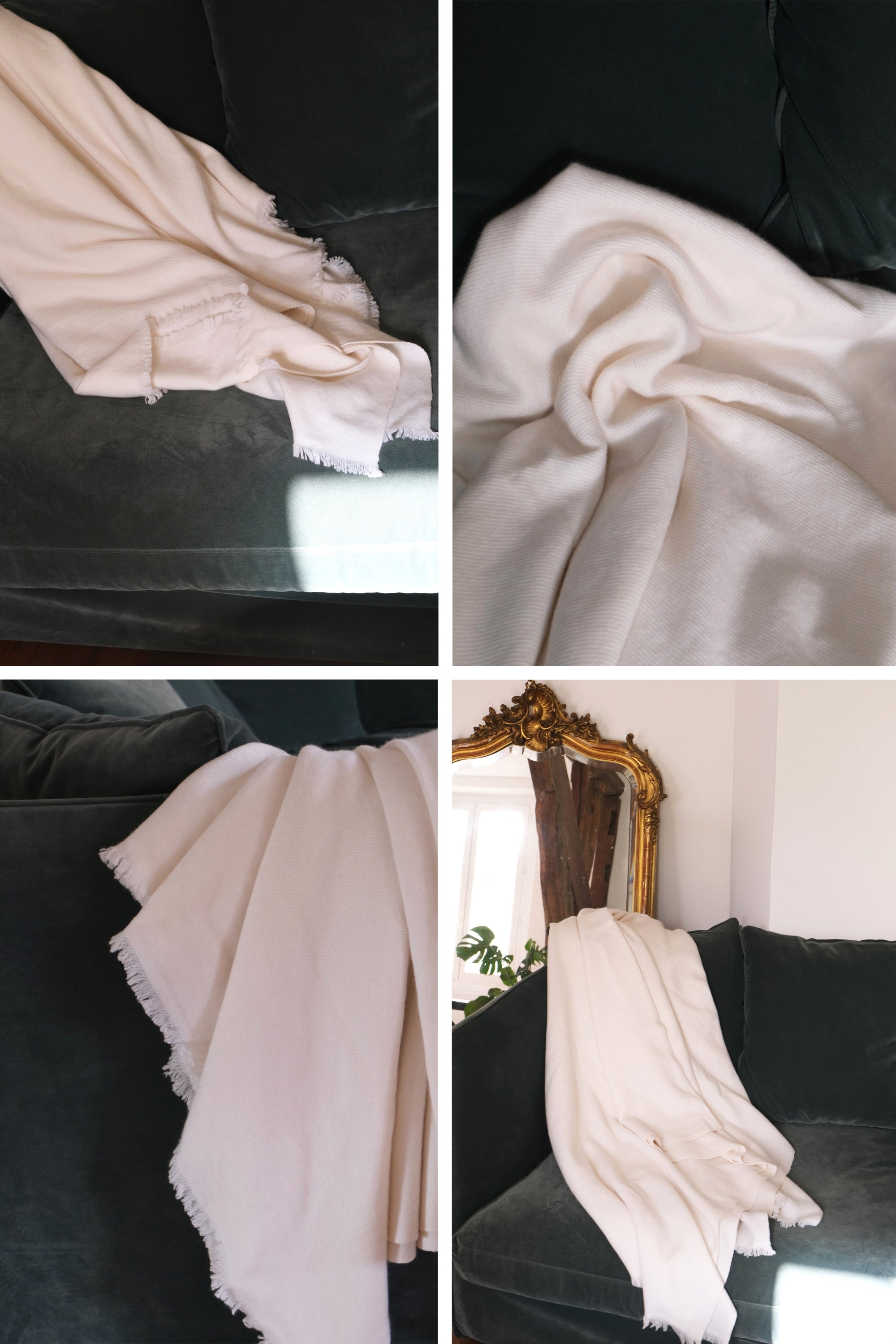 Toodoo Plain M in cashmere misto - milk - Mahogany