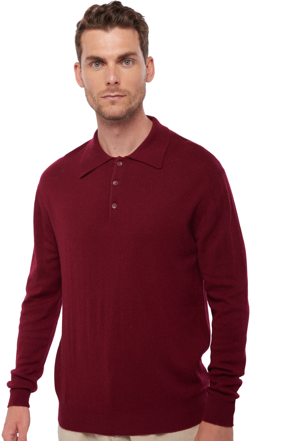 Alexandre in cashmere uomo - bordeaux - Mahogany