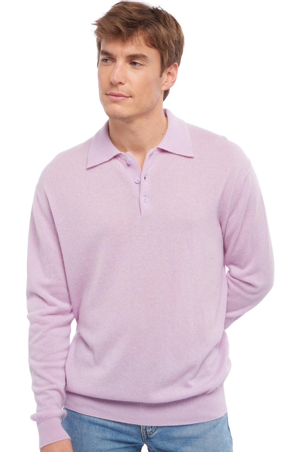 Alexandre in cashmere uomo - lilla - Mahogany