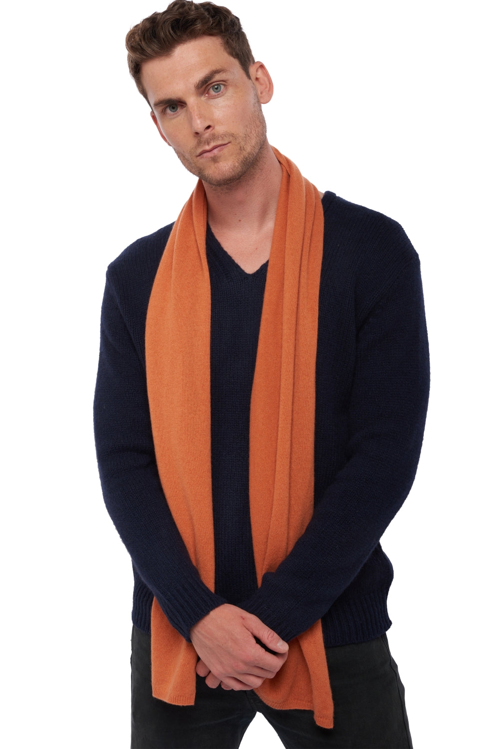 Ozone in cashmere misto - butternut - Mahogany