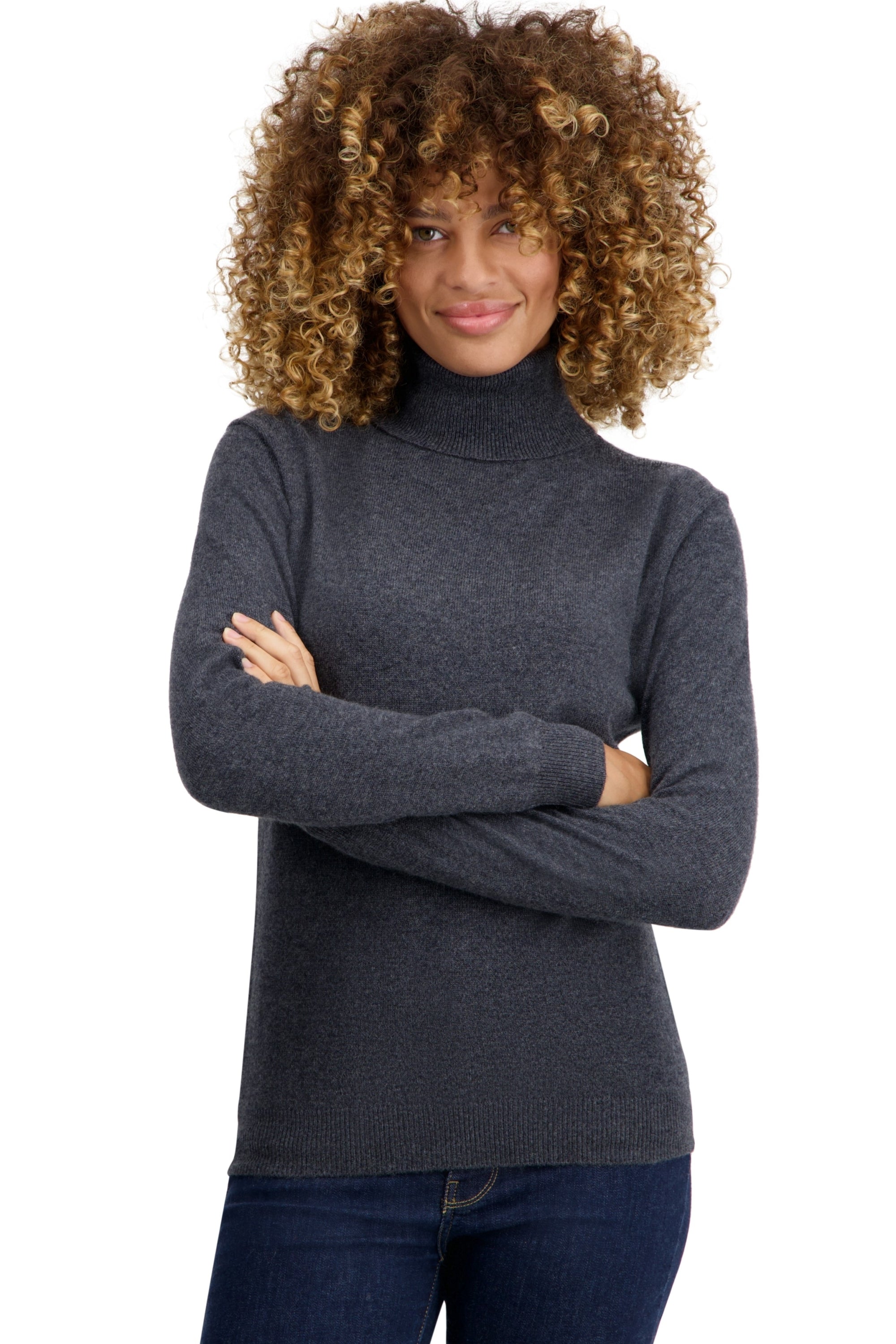 Tale in cashmere donna - dark grey - Mahogany