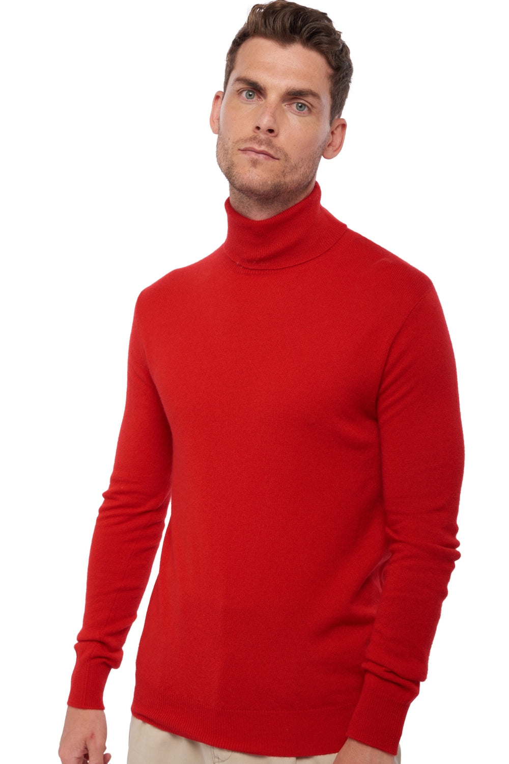 Tarry in cashmere uomo - chilli red - Mahogany