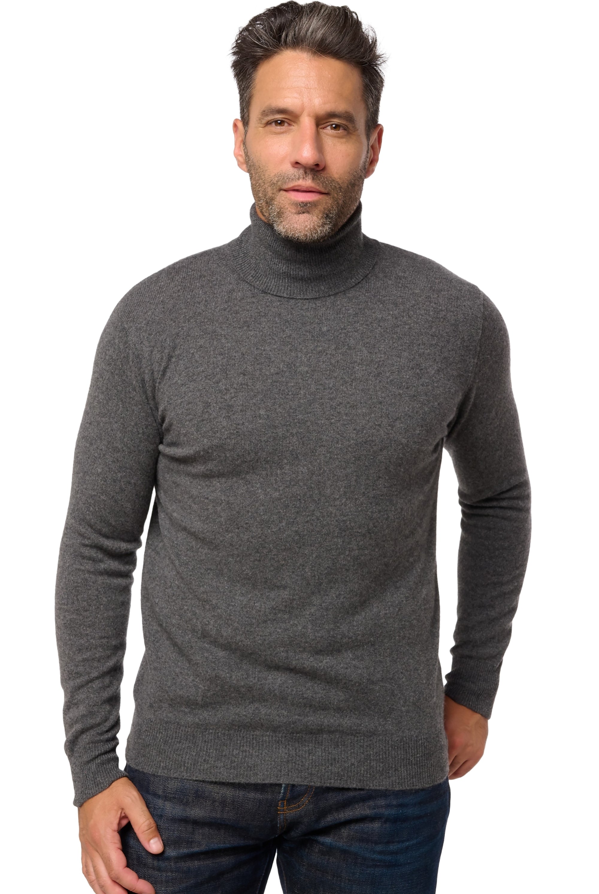 Tarry in cashmere uomo - dark grey - Mahogany