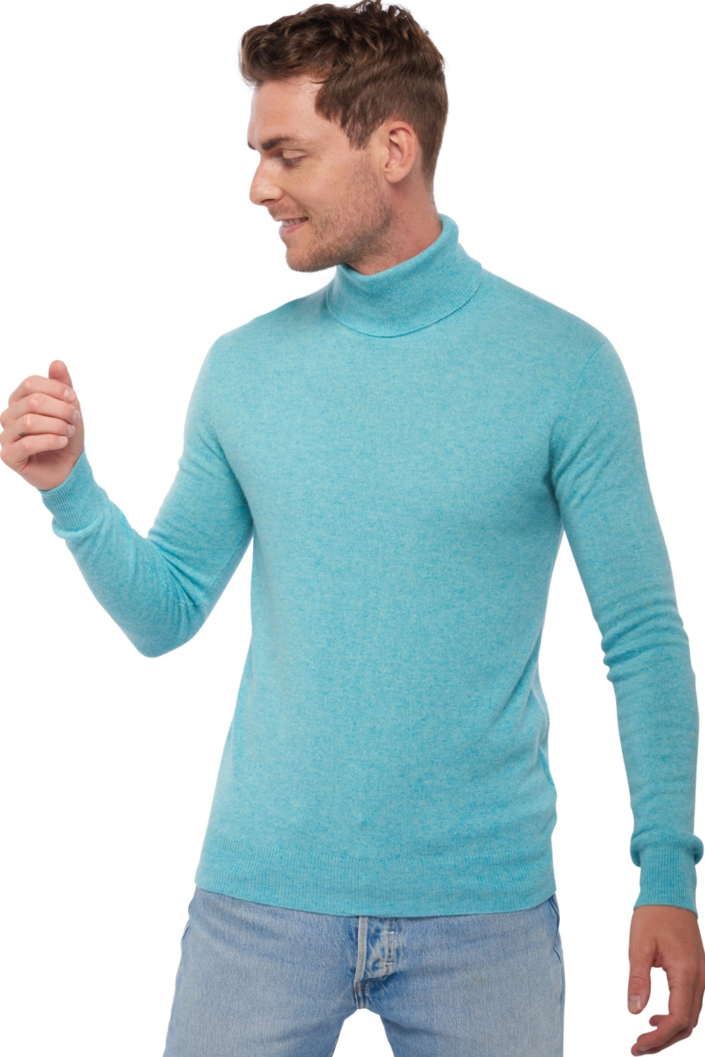 Tarry in cashmere uomo - piscine - Mahogany