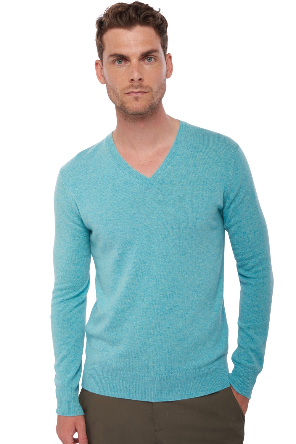 Tor in cashmere uomo - piscine - Mahogany